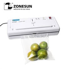 DZ-280 Electric Vacuum Heat Sealing Machine Household Food Packing Sealers Kitchen Appliances Food Saver Preserver +10 bags 2024 - buy cheap