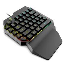 K15 игровая клавиатура с одной рукой, 35-клавишная игровая клавиатура с одной рукой 2024 - купить недорого