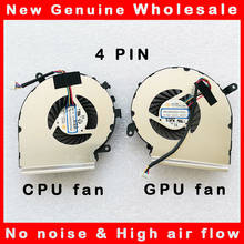 Ventilador de refrigeración de GPU para ordenador portátil, radiador para MSI GE62VR, GP62MVR, GL62M, PAAD06015SL, N366, N402, N371, N403, DC 5V, 0.55A, 4PIN 2024 - compra barato