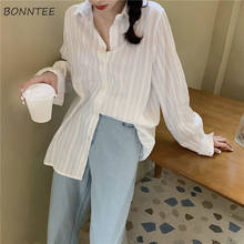 Shirts Women Summer Fashion All-match Solid College BF Button Hot Sale Tunic Camisas Mujer Casual Elegant Classic Temperament 2024 - buy cheap