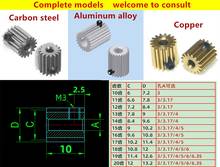 0.6 mod full 10 to 20 teeth carbon steel brass hard aluminum alloy cylindrical spur gear rack transmission accessories 2024 - buy cheap