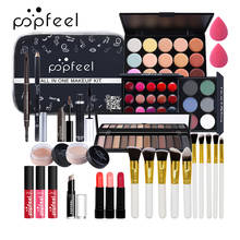 POPFEEL  Cosmetic Bag Set –29PCS/Professional makeup brush set, eye shadow, lipstick, eyeliner, mascara, eyebrow 2024 - buy cheap