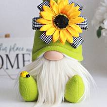 Spring Sunflower Bumble Bee Festival Striped Gnome Scandinavian Tomte Nisse Swedish Honey Bee Elfs Home Plush Toys Hot #YJ 2024 - buy cheap