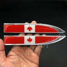 Canada Canadian Flag Car Fender Auto Side Emblem Skirts Badge Decals Sticker 2024 - buy cheap