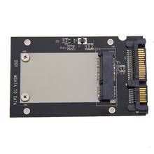 Tarjeta adaptadora Universal msata a SATA, convertidor de 22 Pines de 2,5 pulgadas, estándar Mini SSD m a SATA de 2,5 pulgadas para Windows, Linux, Mac 10 OS 2024 - compra barato