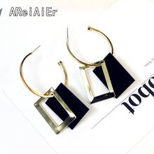 European and American personality earrings exaggerated ear jewelry temperament long earrings fashion trend 2024 - buy cheap