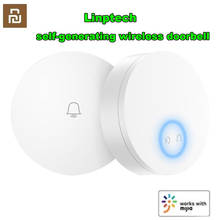 Youpin Linptech WIFI Self-power-generating Wireless Doorbell Work with  APP Smart Control Memory Function AC 110-240V 2024 - buy cheap