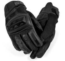 Free Shipping New Arrival  Motorcycle GS Gloves For BMW GS650 GS1200 F650GS F Motorrad Black Leather Gloves All Sizes S-XXL 2024 - buy cheap