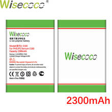 Wisecoco 2300mah e 160 bateria para philips xenium e160 cte160 telefone + número de rastreamento 2024 - compre barato