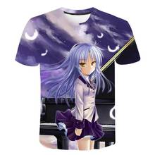 Summer style Anime Angel Beats T Shirt Men Women Children Tops Boy Girl Kids 3D Printed T-Shirt Fashion Casual Cool Tops Tee 2024 - buy cheap