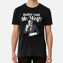 Better Call Mr. Wolf T Shirt Olipop Films Movies Tarantino Pulp Fiction Wolf Winston Tv Series Breaking 2024 - buy cheap