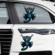 Крутая наклейка на автомобиль дизайн в виде лап 3D с изображением животных, котов авто наклейки 2024 - купить недорого