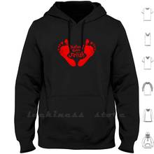 Fetish Hoodies Long Sleeve Feet Foot Nature Natural Born Fetish Passion Red Black Logo Hot Hard Sex Sexy Lick Slave 2024 - buy cheap