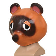 New animal mask civet cat latex headgear Halloween mask party props 2024 - buy cheap