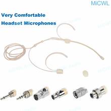Pro Headband Head Wearing Headset Microphone for Sennheiser Shure AKG MiPro Audio Technica 4Pin 3Pin mini TA4F 3.5mm Lock 2024 - buy cheap