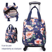 Conjunto de malas de luxo femininas, para viagem, com rodas, mochila para compras, para carrinho de bagagem, 2021 2024 - compre barato
