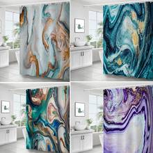 Customized Abstract Marble Bathroom Curtain 3D Print Waterproof Shower Curtain For Bathroom Decor 180x200cm bano cortina 2024 - buy cheap