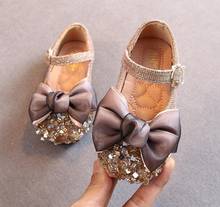 2021 novas meninas sapatos de couro das crianças de salto baixo meninas sapatos de casamento crianças sapatos de princesa adolescentes meninas sapatos de dança 2024 - compre barato
