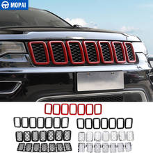 MOPAI Racing Grills for Grand Cherokee 2017+ Car Grille Cover Decoration Stickers for Jeep Grand Cherokee 2017-2020 Accessories 2024 - buy cheap