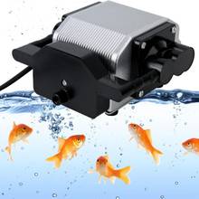 Energy-saving Aquarium Air Pump Aluminum Alloy Aquarium Air Pump Adjustable Oxygen Aerator for Fish Tank Accessory 2024 - buy cheap