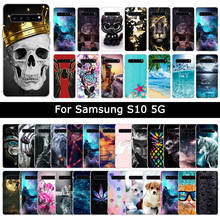 Newest TPU Case For Samsung Galaxy S10 5G S105G Cartoon Cute Printing Covers For Samsung S 10 5G Phone Cases Shells Coque Fundas 2024 - buy cheap