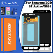 Pantalla lcd 100% Original para Samsung G891, montaje de digitalizador con pantalla táctil, reemplazo para Samsung Galaxy s7 Active SM-G891A 2024 - compra barato