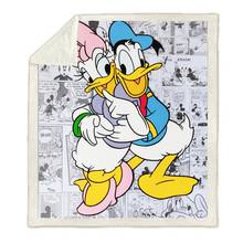 Cartoon  Donald Duck Couple Babies Blanket Children Sherpa Fleece Blankets Throw Sofa Bed Cover Single Twin Bedding for Gifts 2024 - buy cheap