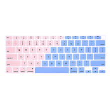 Чехол для клавиатуры ноутбука Air 13 2020 A2179 мягкий цветной силиконовый защитный чехол macbook Air13.3 чехол для клавиатуры Apple 2024 - купить недорого