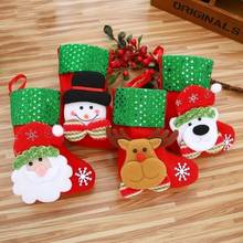 Santa Clause Snowman Pendant Christmas Ornaments New Year Socks Christmas Decorations for Home Merry Christmas Tree Decor 2024 - buy cheap