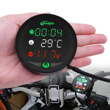 Мотоциклетные Манометр дисплей Настольный вольтметр воды временные часы Время зарядки для Moto Guzzi Brutale 1000 Serie Oro 1200 SPORT AUDACE 2024 - купить недорого
