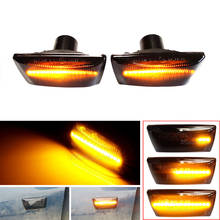 Luzes de marcador laterais de carro, led dinâmicas, de alta qualidade, repetidor de sinal, lâmpada para chevrolet cruze, opel, insignia, astra h, zafira b 2024 - compre barato