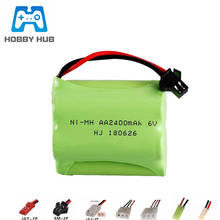 6V 2400mAh Ni-MH battery For RC Toys Car Boats Trucks Tank Guns lighting facilities NIMH AA 6v Rechargeable Battery Packs 1pcs 2024 - buy cheap