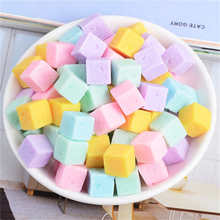 Julie Wang 20PCS Resin Square Candy Charms Artificial Food Random Mixed Pendants Jewelry Making Accessory Home Decor 2024 - buy cheap
