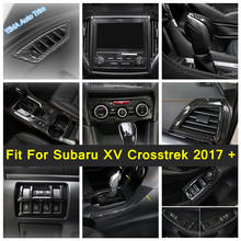 Kit de reajuste Interior para Subaru XV Crosstrek 2017-2021, manija de puerta Interior, cuenco/salida de CA de aire medio, cubierta de ventilación, embellecedor ABS 2024 - compra barato