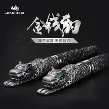 Jinhao Snow Leopard Golden Fountain Pen Converter Pen Bent (Curved) 1.0mm /Medium 0.6-0.7mm Nib Office Supplies ink Pen 2024 - buy cheap