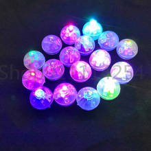 Круглые цветные светодиодные RGB шариковые лампы, 100 шт., шариковые огни для фонариков, Рождественское украшение для свадебной вечеринки, украшение для вечеринки 2024 - купить недорого