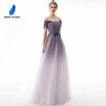 DEERVEADO-Vestido largo Formal De noche con espalda abierta, traje elegante De tul para fiesta, YS456 2024 - compra barato