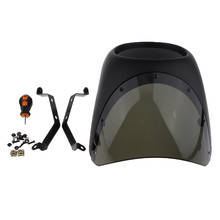 Retro Cafe Racer Style Headlight Handlebar Fairing Wind Screen Cover Universal 2024 - buy cheap