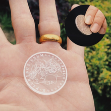 Волшебная монета LMPERIO от Jimmy Fan Gimmick для фокусов волшебный магический реквизит крупным планом иллюзии бар трюк монета появляющаяся развлечение 2024 - купить недорого