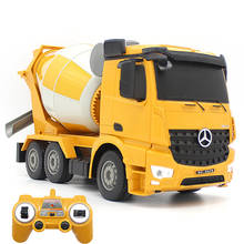 RC Truck 2.4G Remote Control Cement Mixer Engineering Truck 360° Rotation RC Dump Truck With Simulated LED Light Car Toy For Kid 2024 - buy cheap