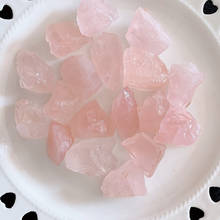 100g Natural Raw Pink Rose Quartz Crystal Rough Gravel Stone Specimen Rock Reiki Healing Crystal Minerals Home Decorations Craft 2024 - buy cheap