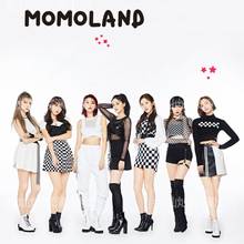 Kpop momoland vestido de dança na moda, conjunto feminino de camisetas de manga comprida com gola redonda, mini saia e zíper sexy de duas peças 2024 - compre barato