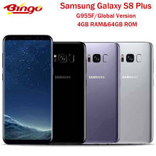 Samsung galaxy s8 + s8 mais original versão global g955f 4g telefone android exynos octa núcleo 6.2 "12mp ram 4gb rom 64gb nfc 2024 - compre barato
