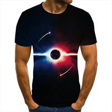 3d camiseta aurora céu graffiti das mulheres dos homens crianças roupas de manga curta legal t moda casual verão menino menina crianças streetwear 2024 - compre barato