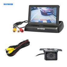 Diysecur-kit de monitoramento para câmera de estacionamento traseira, tela lcd tft de 4.3 polegadas, hd 2024 - compre barato