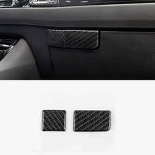 For Skoda Kodiaq 2017 2018 ABS Carbon fibre Car copilot glove Storage Box handle bowl Cover Trim Car Styling Accessories 2pcs 2024 - buy cheap