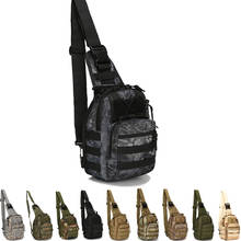 Mochila militar esportiva, bolsa de ombro com camuflagem para acampamento, caminhada e trilha, para caça e pesca ao ar livre 2024 - compre barato