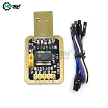 Gold Mini Version CH340G USB to TTL Upgrade Module USB to Serial Download Board Flashing Board with DuPont Cable 2024 - buy cheap