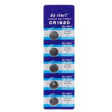 5PCS Lithium Battery CR1620 Electronic Button Coin Cell Batteries 3VECR1620 DL1620 5009LC Watch Toy Remote CR 1620 X6HB 2024 - buy cheap