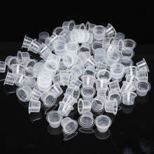 1000pc Plastic Tattoo Ink Cups Caps 8mm White Medium Classic Without Base Ink Caps Tattoo Pigment Cups tattoo free shipping 2024 - buy cheap